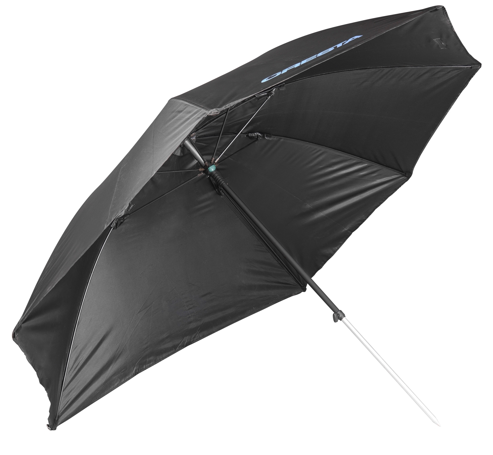 Cresta Flat Side Umbrella Zwart 125 cm