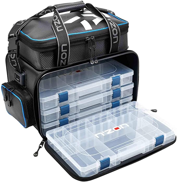 N'ZON Feeder Bag + 4 Tackleboxen (Large)